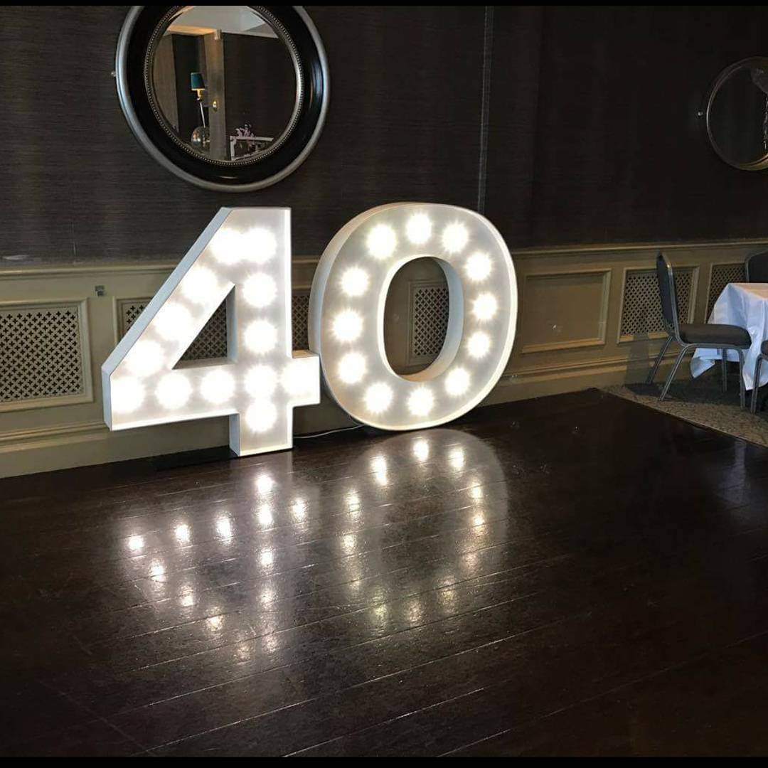 large light up numbers to buy